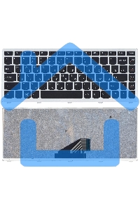 Клавиатура для ноутбука Lenovo IdeaPad U310 черная с серой рамкой