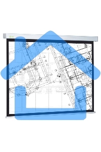 Экран Cactus 104.6x186см Wallscreen CS-PSW-104x186 16:9 настенно-потолочный рулонный белый
