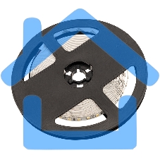 Лента светодиодная 12 В, 8 мм, IP23, SMD 2835, 120 LED/m, 12 V, цвет свечения теплый белый (3000 K)