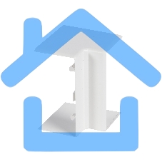 Внутренний неизменяемый угол 90° - для кабель-каналов Metra 100x50