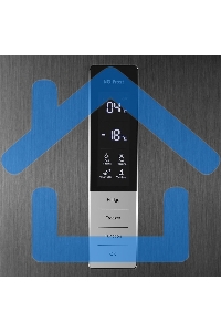 Холодильник Maunfeld MFF1857NFSB черный мат. инвертер двухкамерный 336/117л морозилка снизу