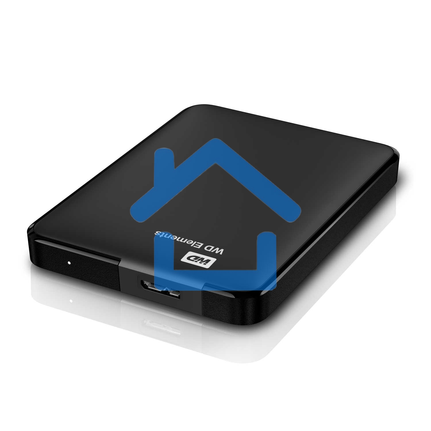 Внешний жесткий диск HDD WD 1Tb Original USB 3.0 WDBUZG0010BBK-WESN Elements Portable 2.5