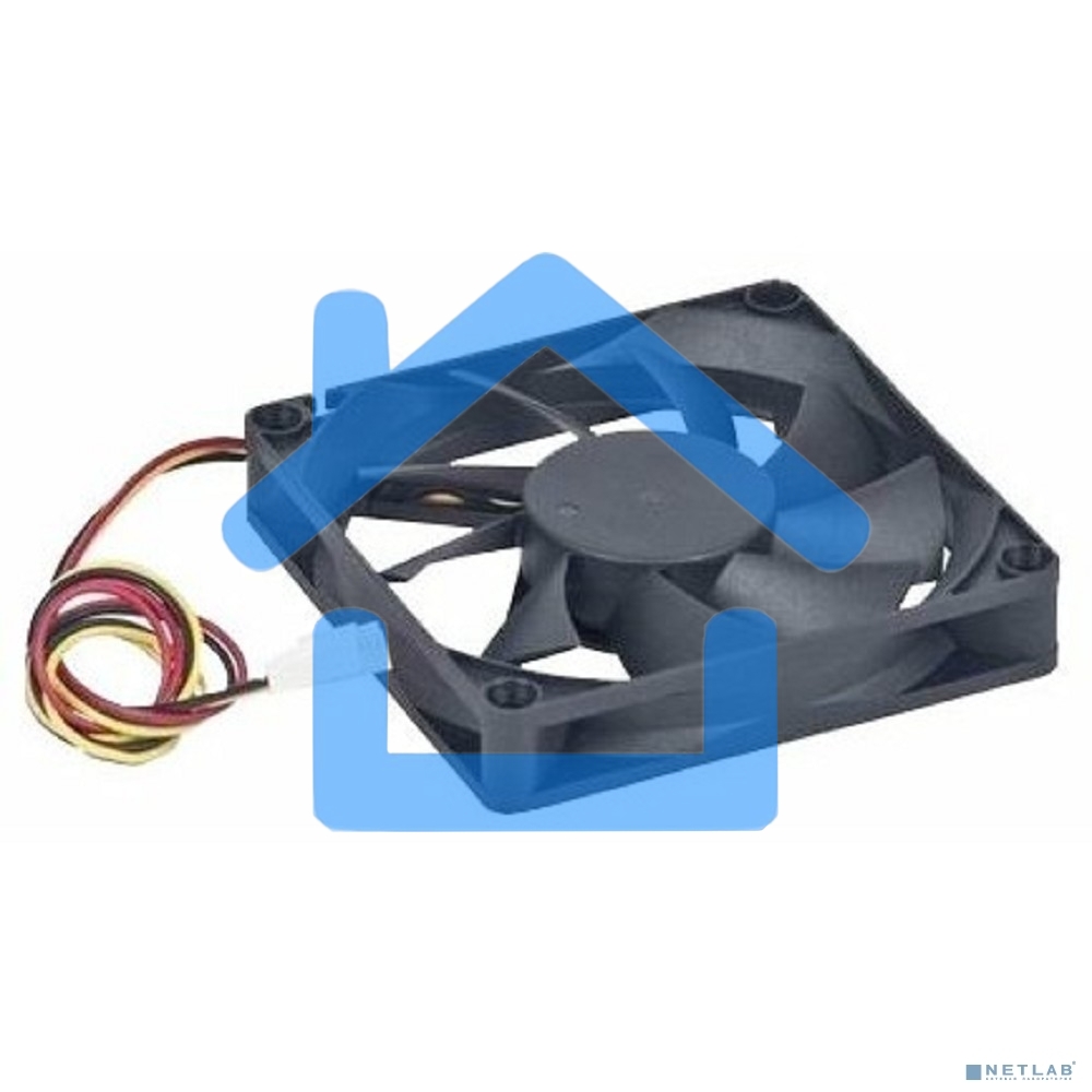 Вентилятор для корпуса Gembird D6015SM-3 черный, 60 мм, 4000 об/мин, 25 дБ, 3 pin