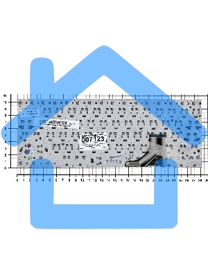 Клавиатура для ноутбука Samsung 530U3B 530U3C, черная