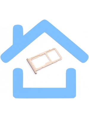 Лоток для SIM-карты Huawei Nova 3E розовый