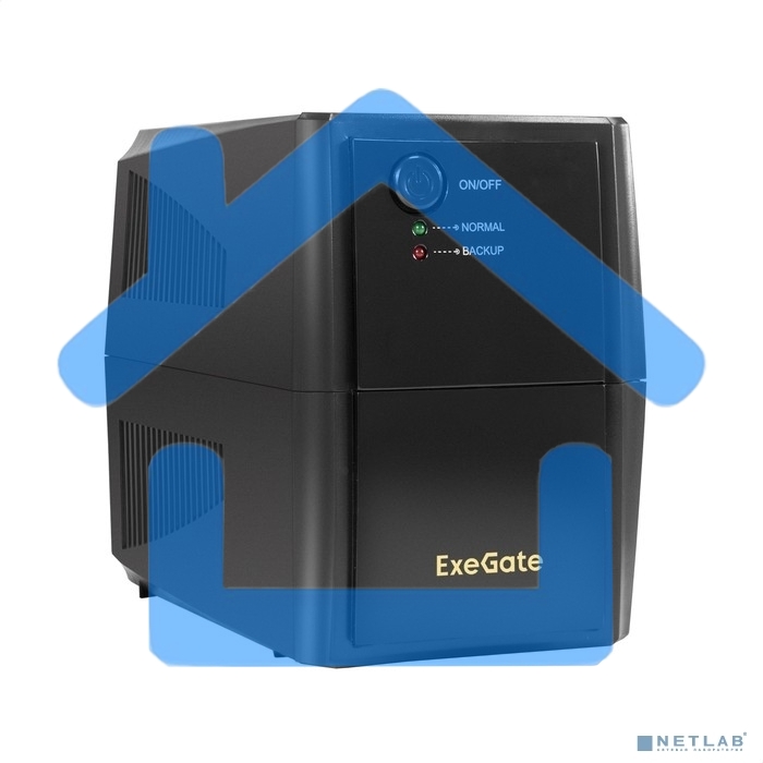 Источник бесперебойного питания ExeGate Power Back BNB-500.LED.4C13 500VA/300W, LED, 4*C13, черный