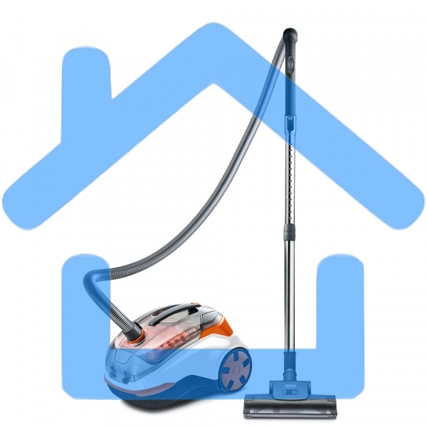 Моющий пылесос Thomas DryBOX + AquaBOX Cat&Dog белый/оранжевый, 325/1700Вт, уборка сухая, пылесборник контейнер 2.6 л