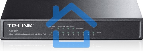Коммутатор TP-Link SMB TL-SF1008P Коммутатор 8-port 10/100M Desktop PoE Switch