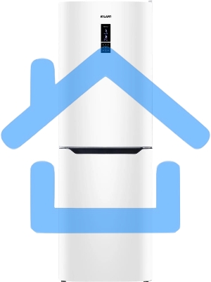 Холодильник Atlant ХМ-4619-109-ND белый двухкамерный 187/94л морозилка снизу