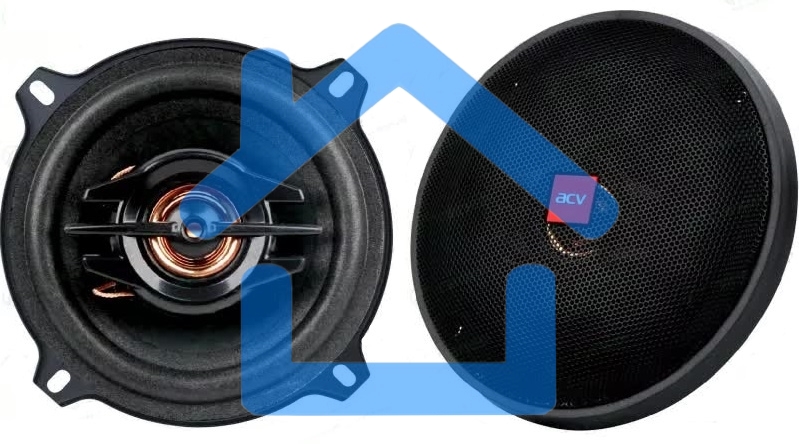 Колонки автомобильные ACV PB-522G 120Вт 88дБ 4Ом 13см (5дюйм) (ком.:2кол.) коаксиальные двухполосные