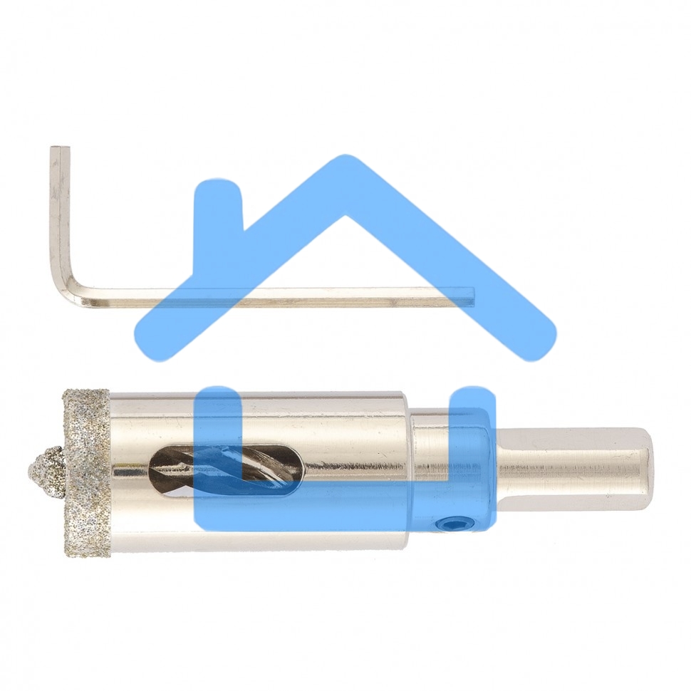 Сверло алмазное Matrix по керамограниту, 18 х 67 мм, 3-гранный хвостовик