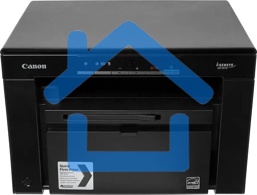 МФУ лазерное Canon i-SENSYS MF3010 (5252B004), A4, ч/б, печ. 18 стр/мин., скан. до 18 стр/мин., 600 x 1200 dpi (печать) 600x600dpi (сканер), USB 2.0