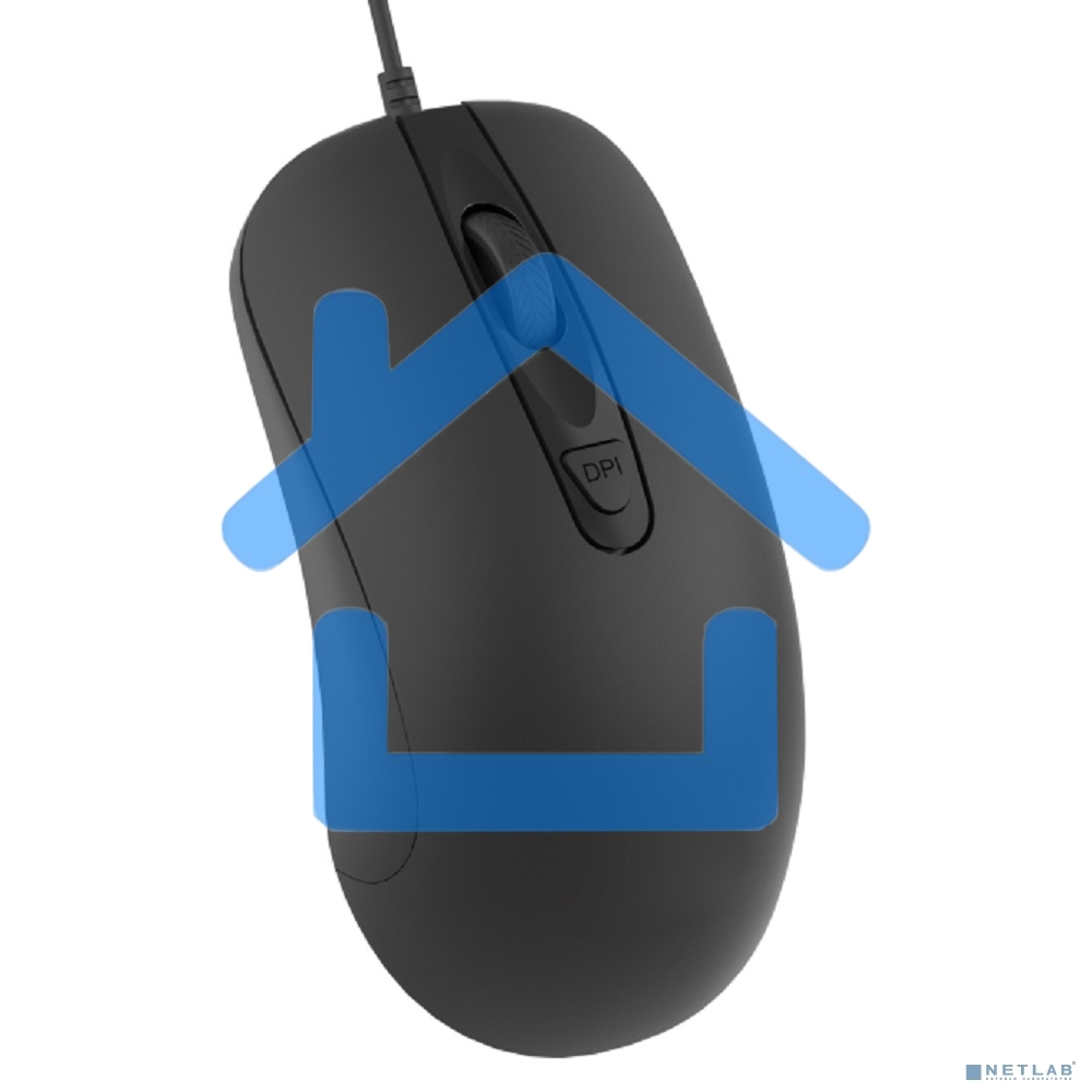 Мышь проводная CBR CM 110 черный, 2400 dpi, USB, кнопки - 4