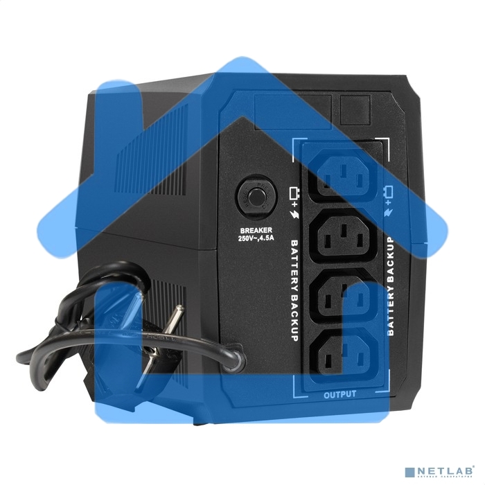 Источник бесперебойного питания ExeGate Power Back BNB-500.LED.4C13 500VA/300W, LED, 4*C13, черный