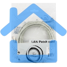 Патч-корд FTP Cablexpert кат.5e, 3м, литой, многожильный (серый)