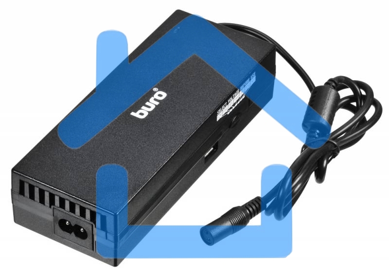 Блок питания Buro BUM-1129М120 ручной 120W 12V-20V 11-connectors 1xUSB 1A от бытовой электросети