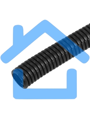 Трубa автомобильная гофрированная ПП Ø 6,8 мм, разрезная (бухта 50 м/уп.) Rexant