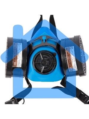 Полумаска изолирующая ИСТОК-300/400 со сменными комбинированными фильтрами А1Р1 Россия