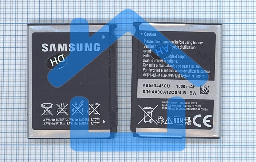 Аккумуляторная батарея AB553446CU для Samsung SGH-A767/F480/F488 3.7V 3.7Wh