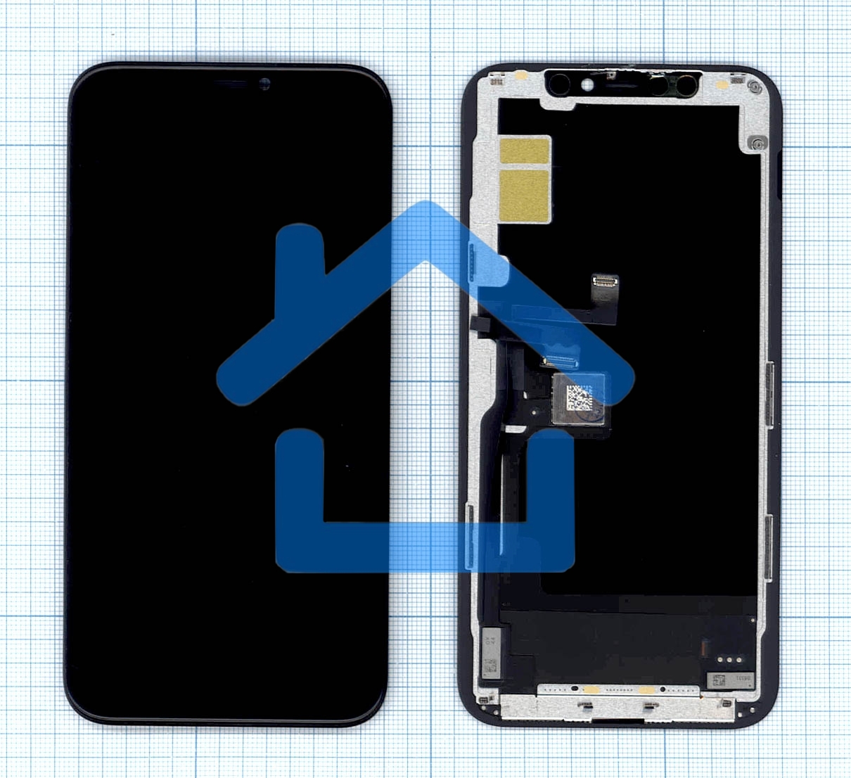 Дисплей (модуль) для Apple iPhone 11 Pro в сборе с тачскрином (OLED JS), черный