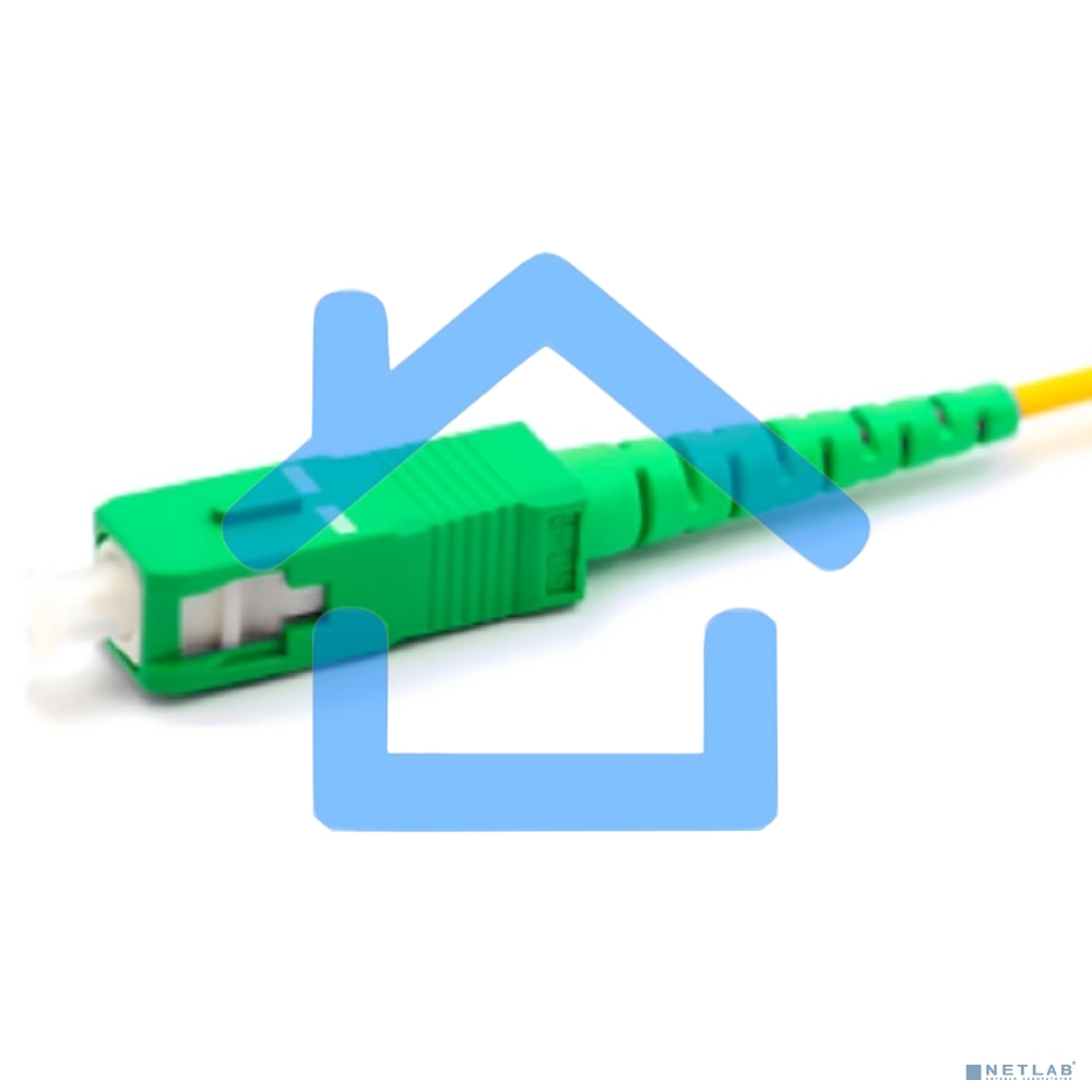 Патч-корд оптический соединительный (SM), 9/125 (OS2) SC/APC-SC/APC, (Simplex), LSZH, 7м