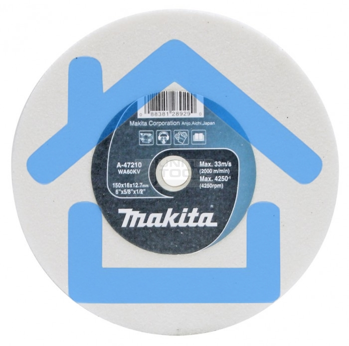 Точило Makita GB 602 Точило,250Вт,2850об\м,2круг150х12.7мм,9.4кг,кор 