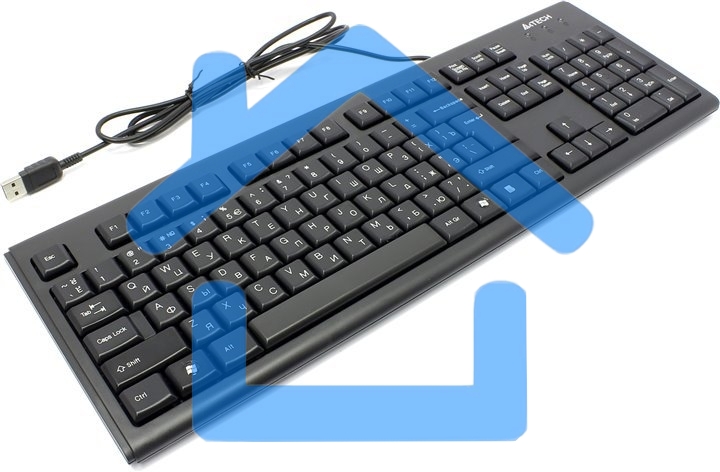Клавиатура A4Tech KR-83 проводная, USB, черный