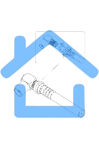 Переход гнездо F-штекер TV угловой 05-4311 Rexant