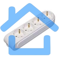 Колодка удлинителя 4-м с заземл. защ. шторки Makel N4210000