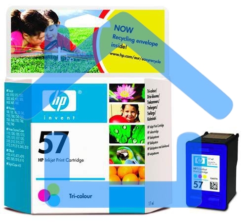 Картридж струйный HP №57 C6657AE многоцветный для HP DJ5550/450/PS 100/130/230/7150/7350/7550 (500стр.)