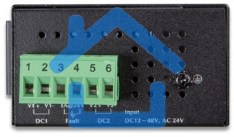 Коммутатор для монтажа в DIN рейку PLANET Technology ISW-800T IP30 Compact size 8-Port 10/100TX Fast Ethernet Switch (-40~75 degrees C)