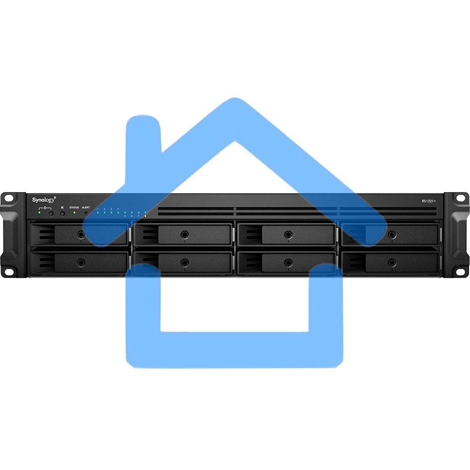 Сетевое хранилище Synology Rack 2U, QC2.2GHzCPU/4GbDDR4(upto32)/RAID0,1,5,6,10/upto 8 hot plug HDDs SATA(3,5'or2,5')(upto 12 with RX418)/2xUSB3.2/1eSATA/iSCSI/4xGbE(+1Expslot)/2xIPcam(upto 40)/2xPS/norail