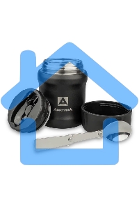 Термос для еды Арктика 311-500 0.5л. черный картонная коробка (311-500/BLACK)