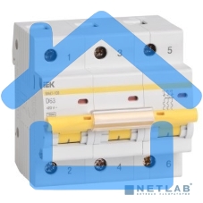 Выключатель автоматический Iek MVA40-3-032-D ВА47-100 3Р 32А 10кА х-ка D ИЭК