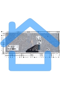 Клавиатура для ноутбука Lenovo IdeaPad U310 черная с серой рамкой