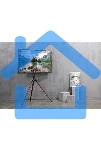 Подставка для телевизора Cactus CS-ST1246BKWN черный/орех 45