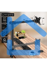 Настольное крепление ExeGate EDM1-3210-02 (кронштейн для одного монитора 15