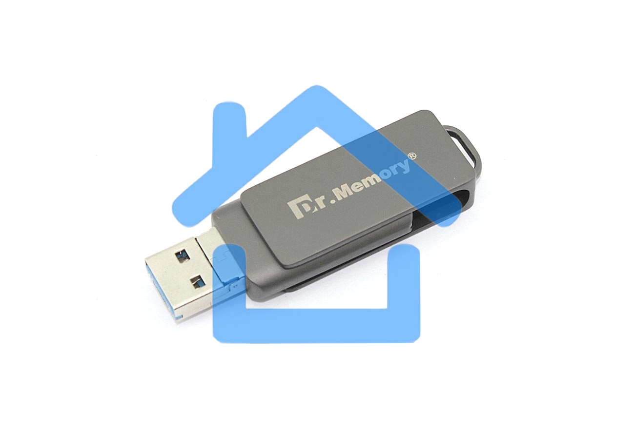 Флешка USB R/W Dr. Memory 051 32Гб, USB 3.0, черный