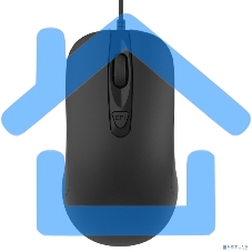 Мышь проводная CBR CM 110 черный, 2400 dpi, USB, кнопки - 4