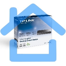 Сетевое оборудование TP-Link SMB TL-SG2008 8-port Pure-Gigabit Desktop Smart Switch, 8 10/100/1000Mbps RJ45 ports, Tag-based VLAN, STP/RSTP/MSTP, IGMP V1/V2/V3 Snooping, DHCP Filtering, 802.1P Qos, Rate Limiting, Voice VLAN, 