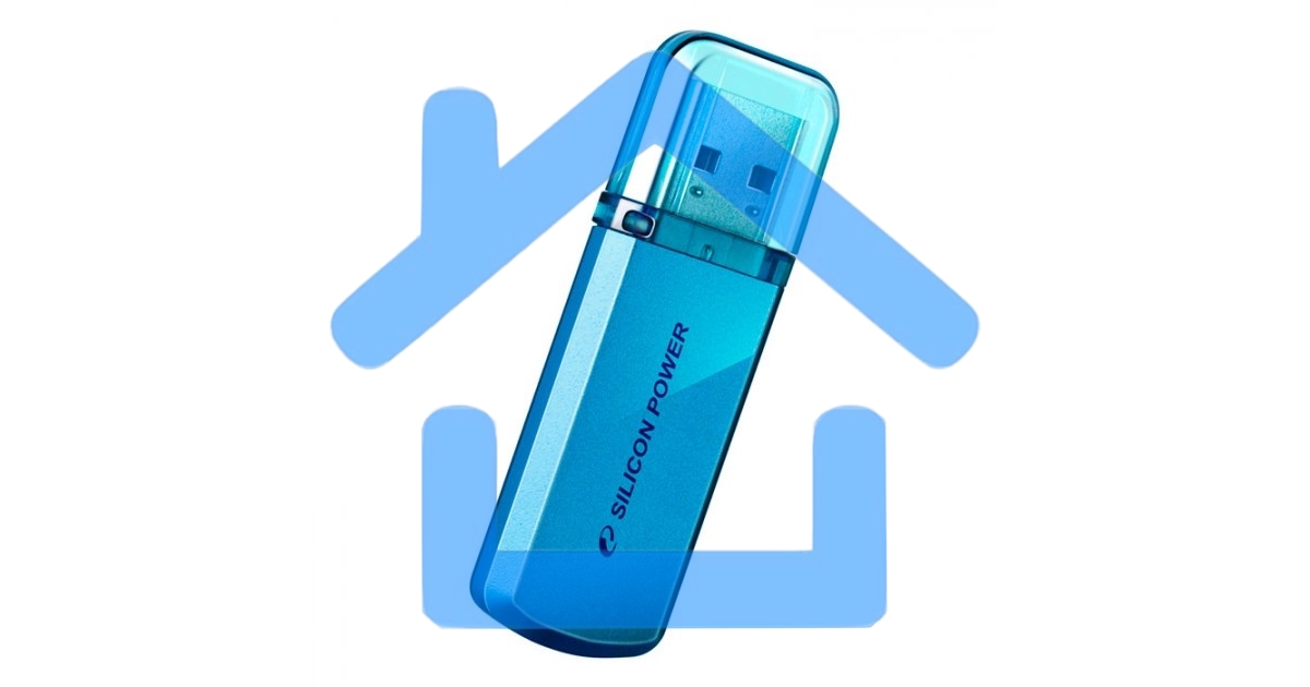 Флешка USB Silicon Power R/W 64 Gb Helios 101 SP064 Gb,UF2101V1B USB 2.0 синий