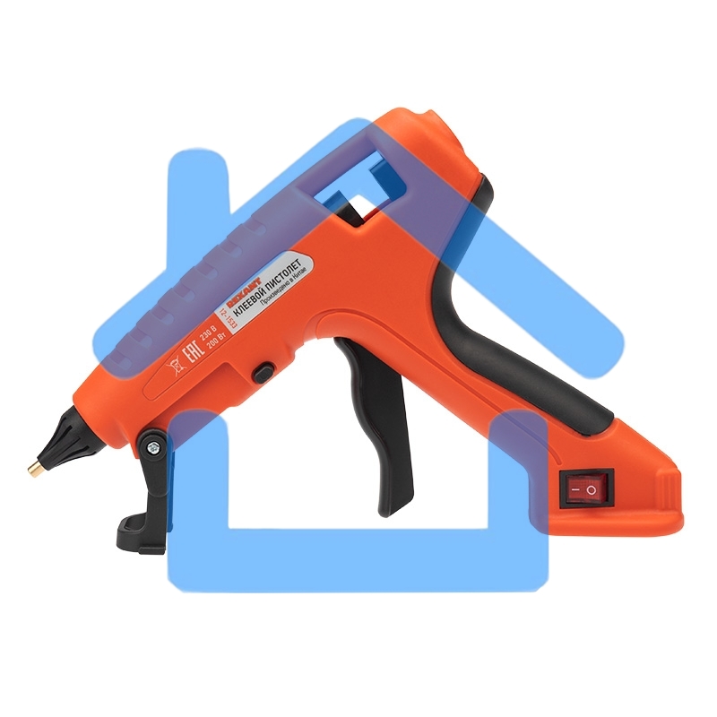 Пистолет клеевой Rexant, 200 Вт, Ø11 мм, 