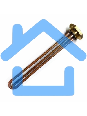 Нагревательный элемент для бойлера, ТЭН, RDT TWC - 1500 Вт, фланец М6, 42 мм