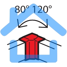 Угол внутренний 85х50мм METRA Leg 638021