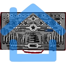 Набор метчиков и плашек ЗУБР МАСТЕР 28118-H65_z01сталь 9ХС 65 предметов