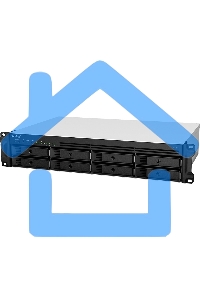 Сетевое хранилище Synology Rack 2U, QC2.2GHzCPU/4GbDDR4(upto32)/RAID0,1,5,6,10/upto 8 hot plug HDDs SATA(3,5'or2,5')(upto 12 with RX418)/2xUSB3.2/1eSATA/iSCSI/4xGbE(+1Expslot)/2xIPcam(upto 40)/2xPS/norail