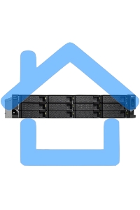 Полка расширения сетевого хранилища без дисков SMB QNAP TL-R1200C-RP USB 3.2 Gen 2 Type-C JBOD storage enclosure, 12-tray 3,5