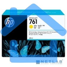 Картридж струйный HP №761 CM992A желтый для HP DJ T7100