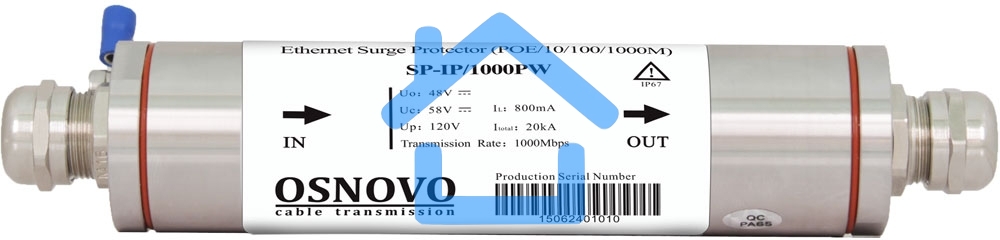 Грозозащита Osnovo SP-IP/1000PW(ver2)