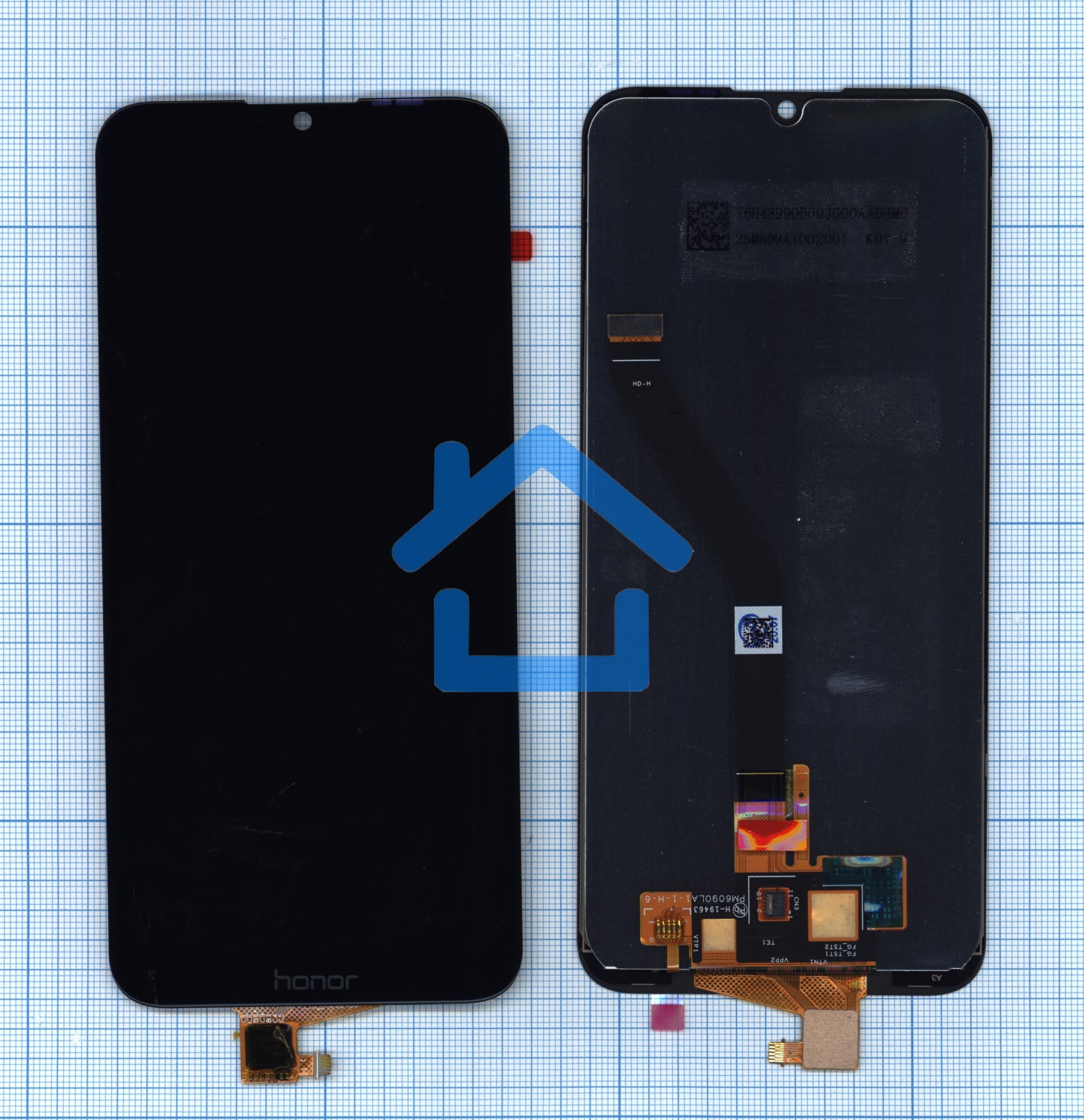 Дисплей для Honor 8A, Y6 2019, Y6 Pro 2019, Y6S черный